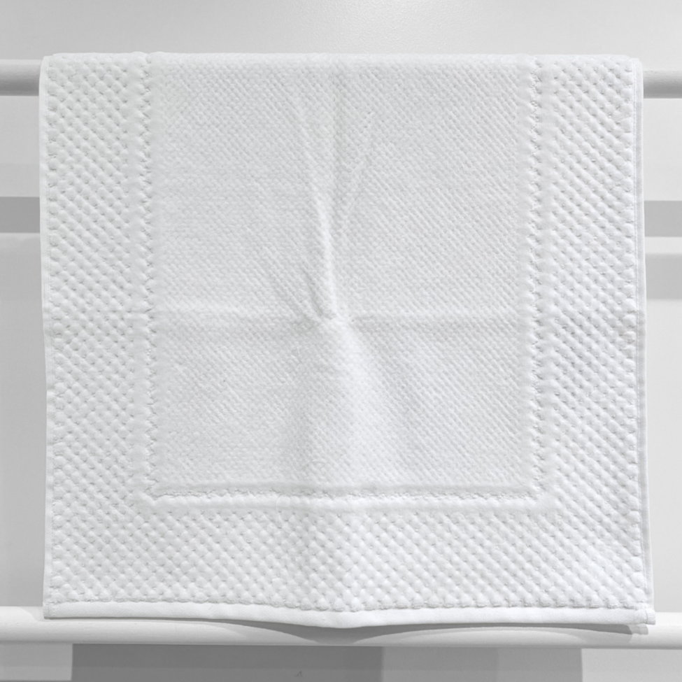 Spa Range White Bath Mat