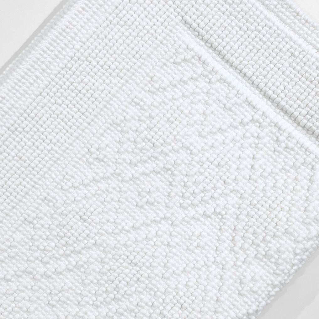 Bath Mat - White Diamond
