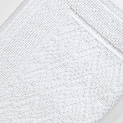 Bath Mat - White Diamond Large