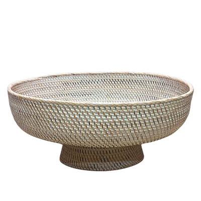 White Extra Large Footed Bowl (available in-store only)