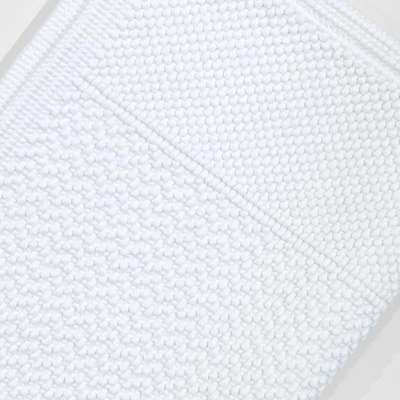Bath Mat - White Simple Large