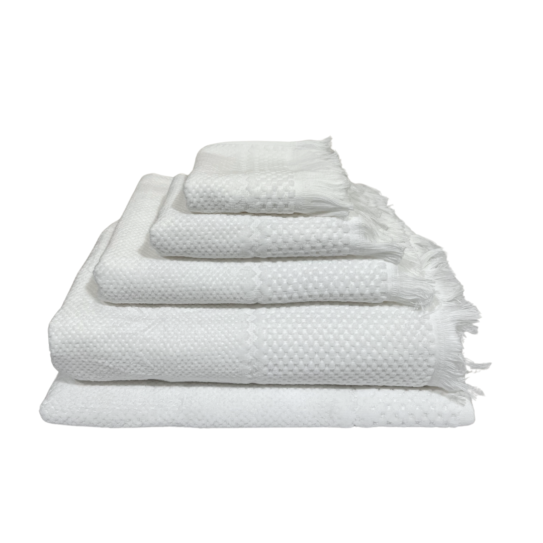 Spa Range White Guest Towel