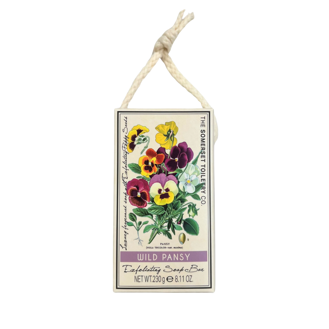 Botanical Soap-on-a-Rope - Wild Pansy