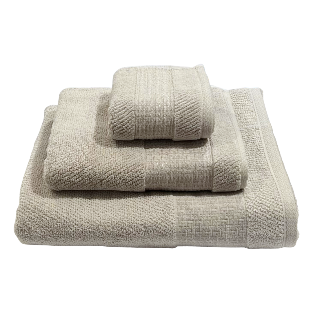 Hand Towel - Woven Insert Beige