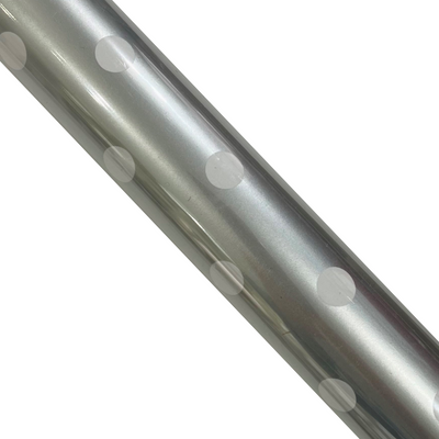 Wrapping Paper - Silver/White Dot