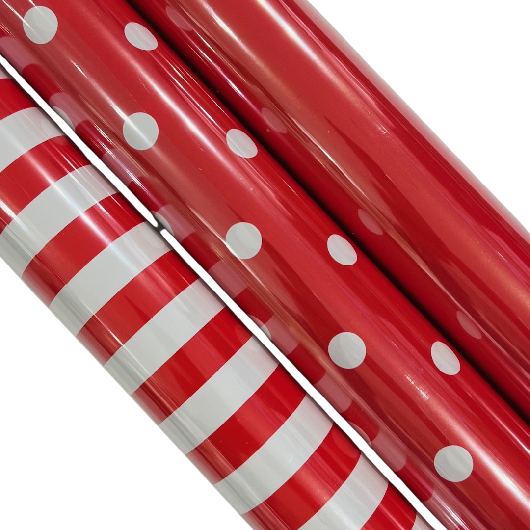 Wrapping Paper - Solid Red