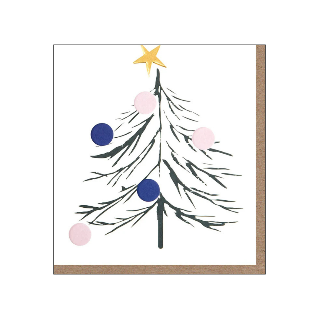 Christmas Card - Pastel Tree