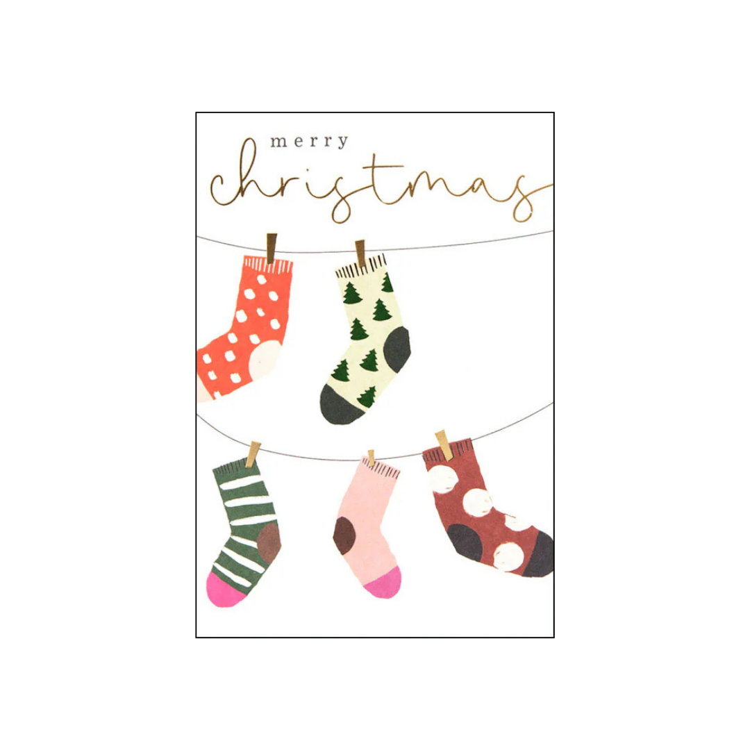 Christmas Card - Christmas Socks