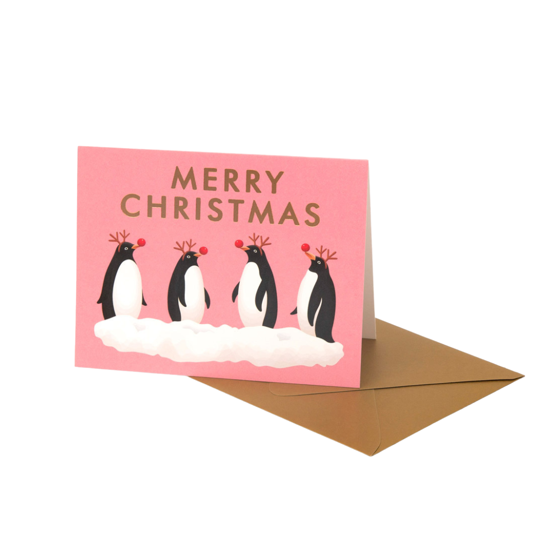 Christmas Card - Christmas Penguins