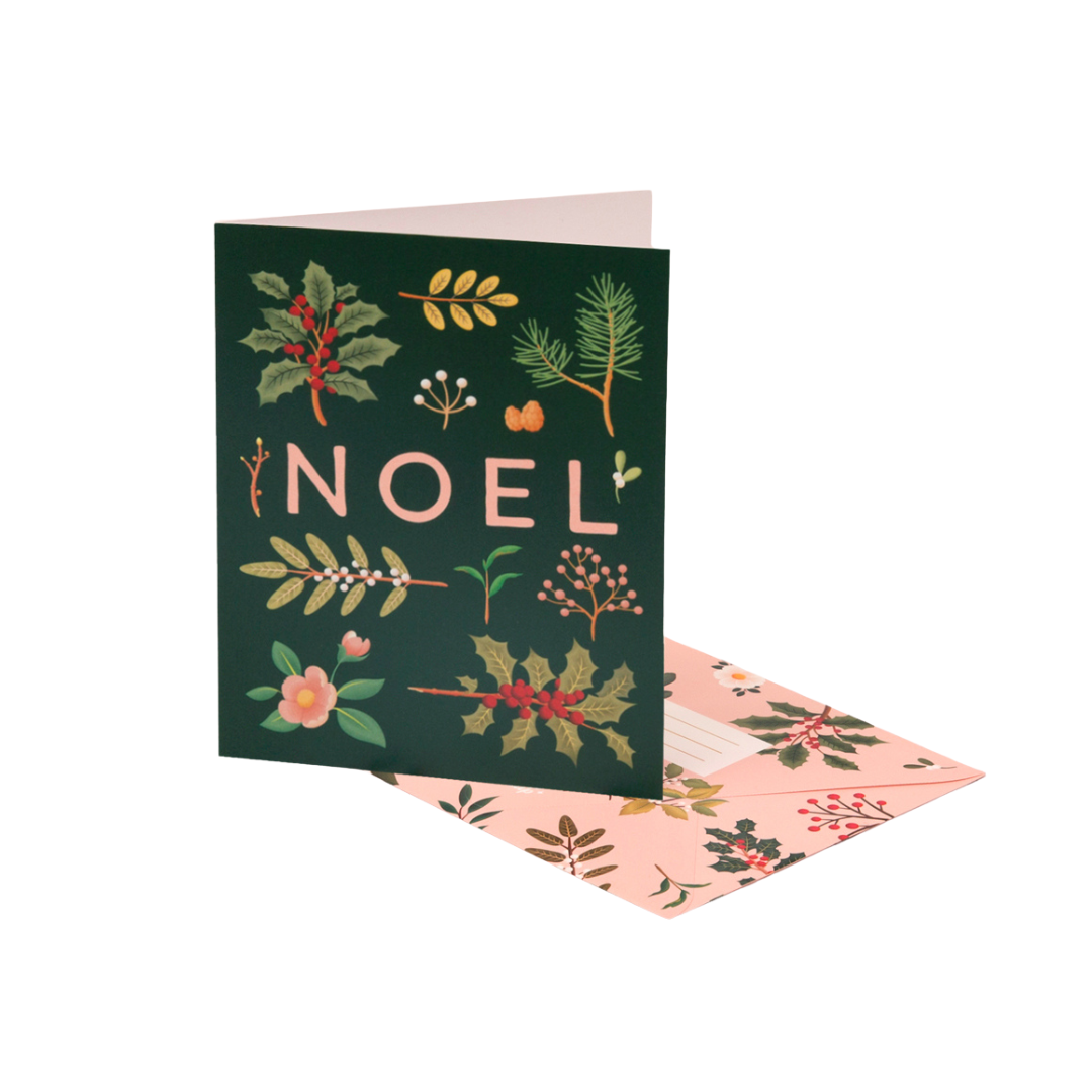 Christmas Card - Noel Floral