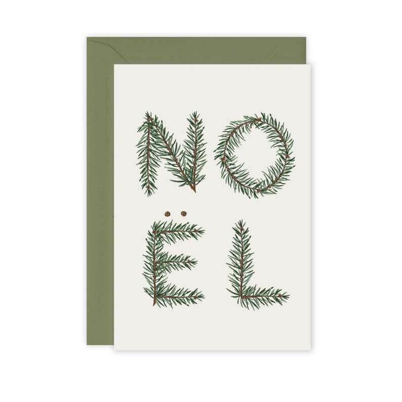 Christmas Card - Noel Foliage