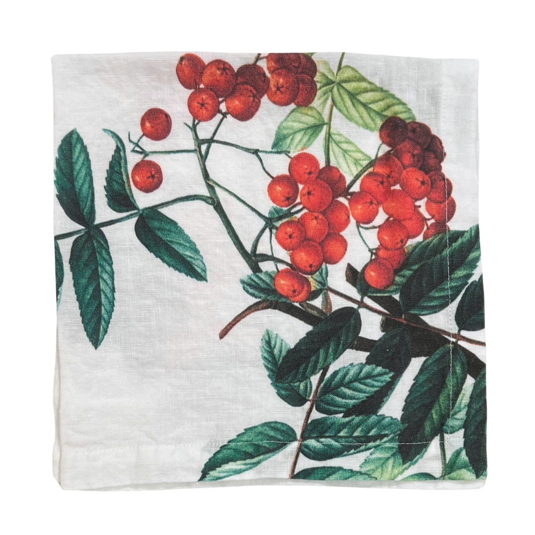 Linen Napkin Rowan Berry