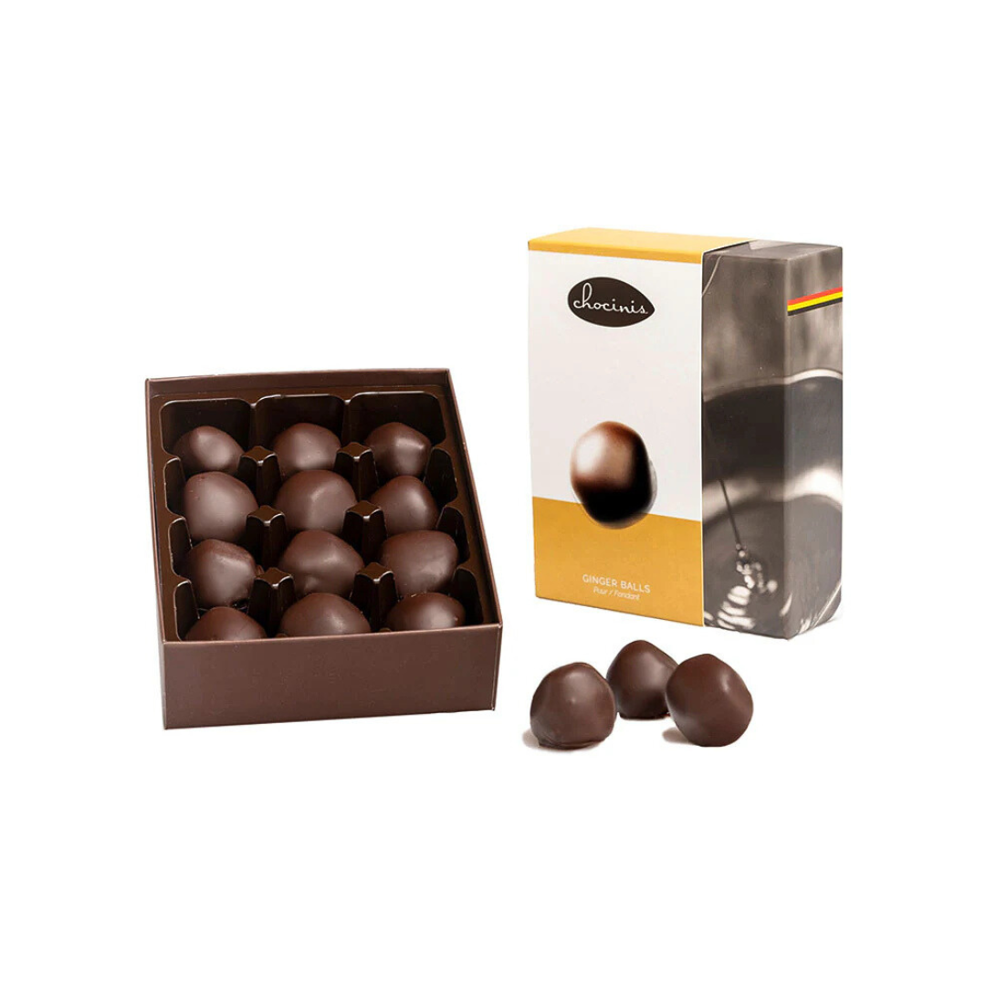 Dark Chocolate-coated Ginger Balls