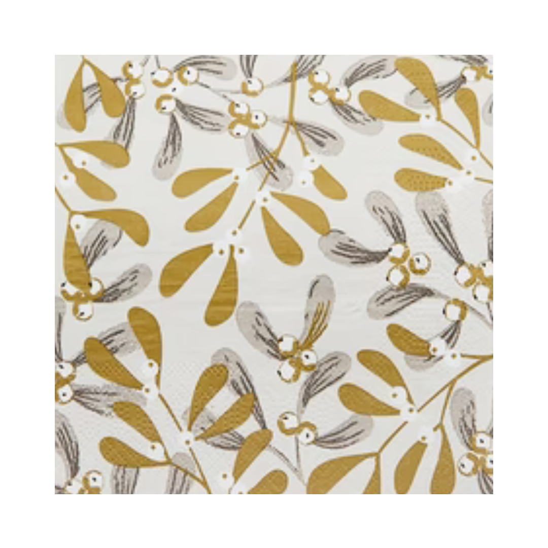 Lunch/Dinner Serviette - Mistletoe