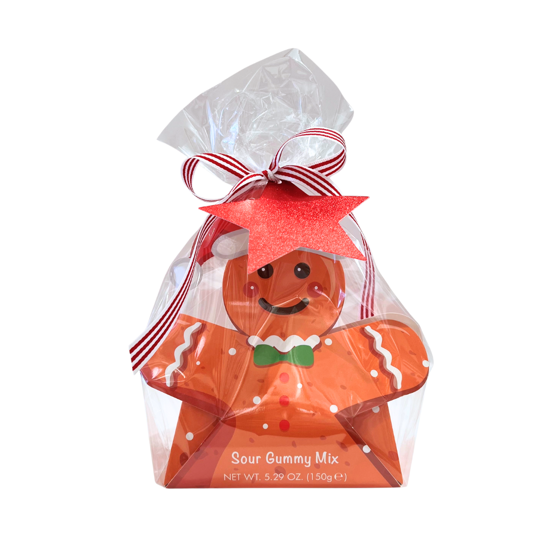 Gingerbread Sour Fruit Gummy Sweets