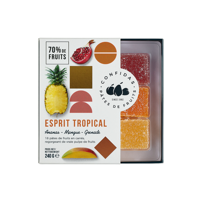 Boxed Tropical Fruit Jellies