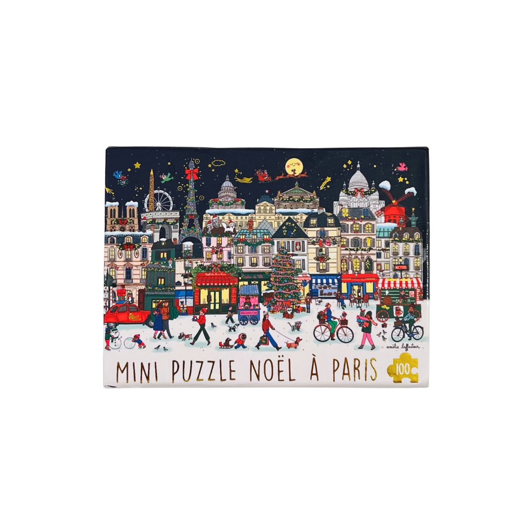 Mini Puzzle - Paris Christmas