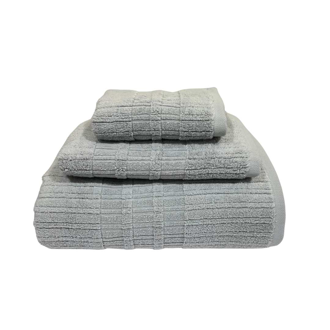 Zero Twist Hand Towel -  Grey