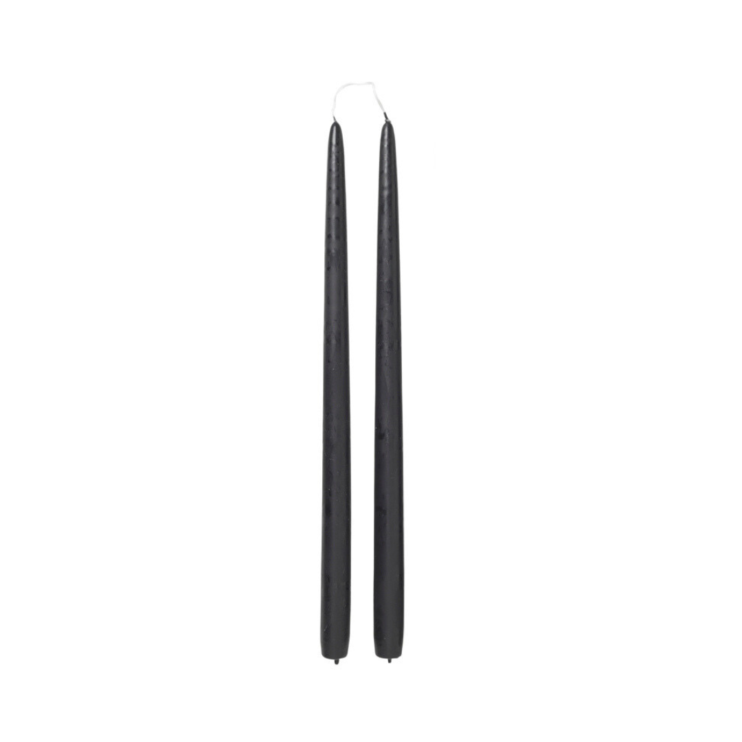 Set of 2 Candles - Black