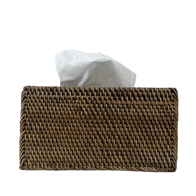 Brown Rectangular Tissue Box