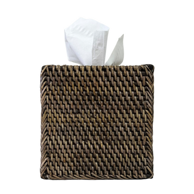 Brown Square Tissue Box