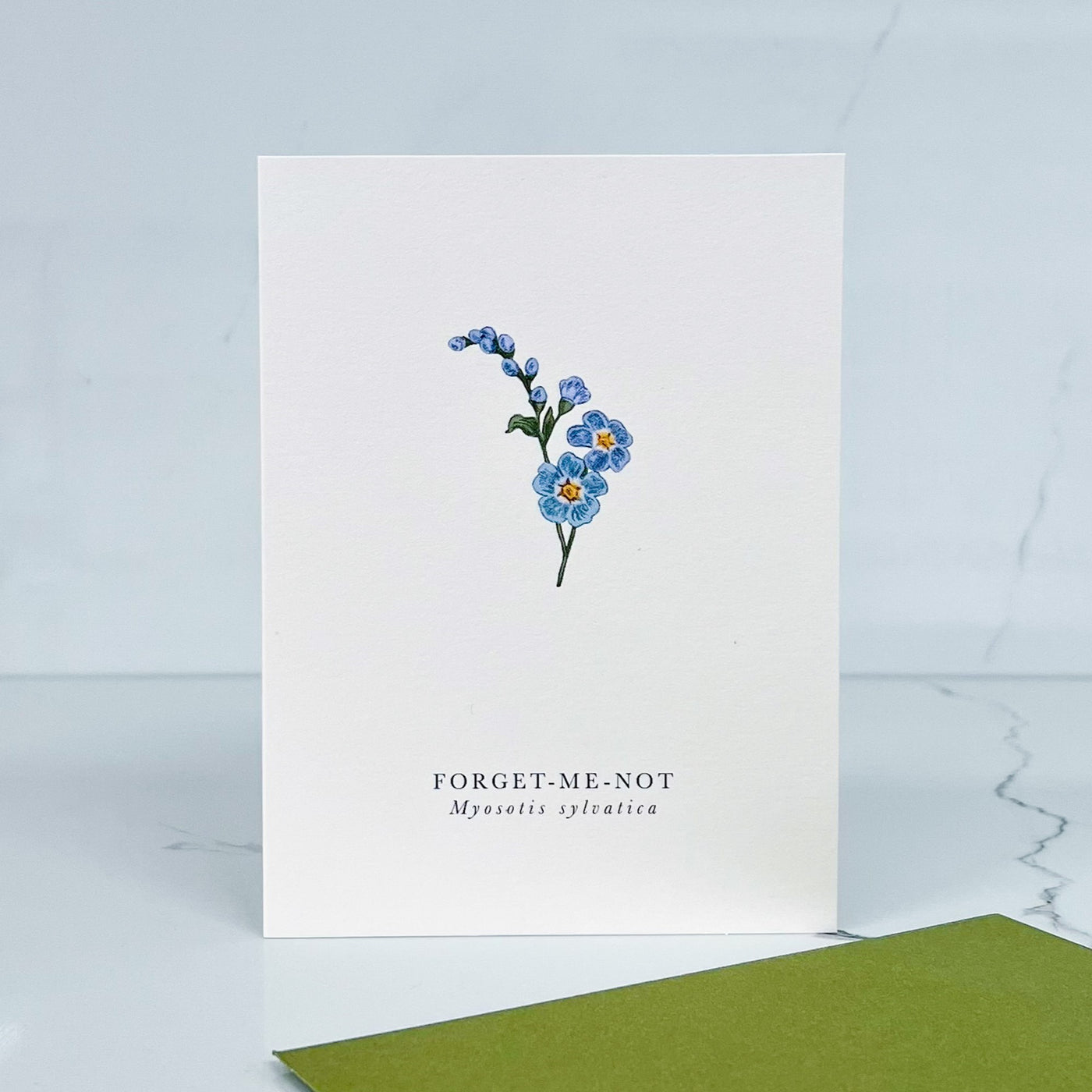 Card Forget Me Not