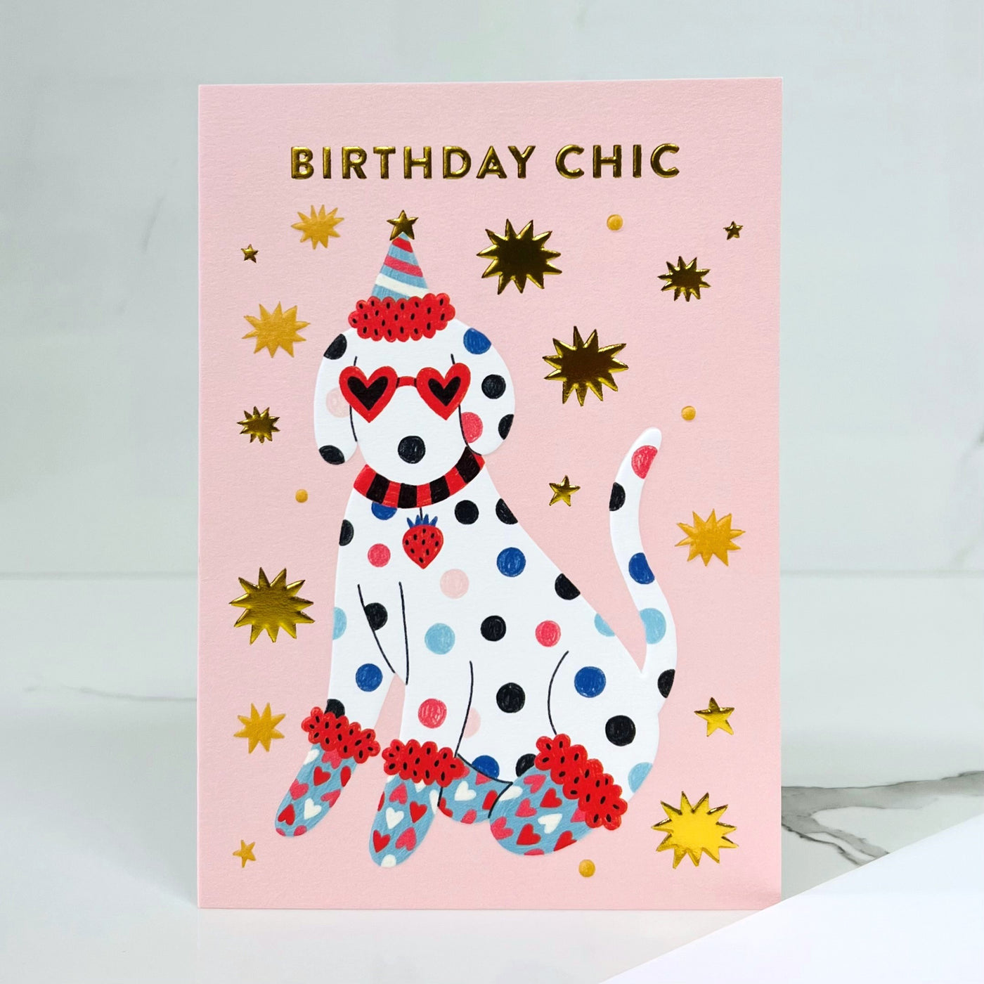 Card Happy Birthday Chic Dog
