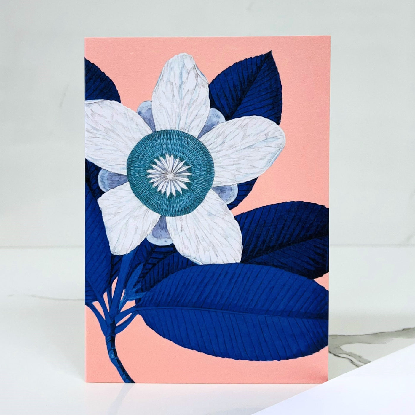Card Blue Flower