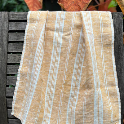 Linen Tea Towel - Gold
