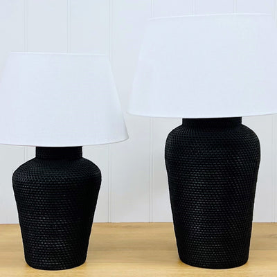 Black Lamp Base - 2 sizes (Instore Only)