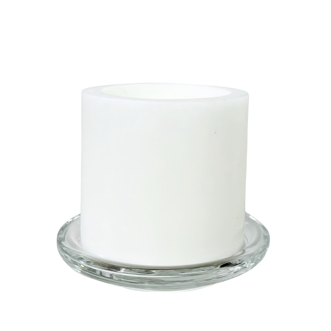White Round Hollow Lantern 15cm