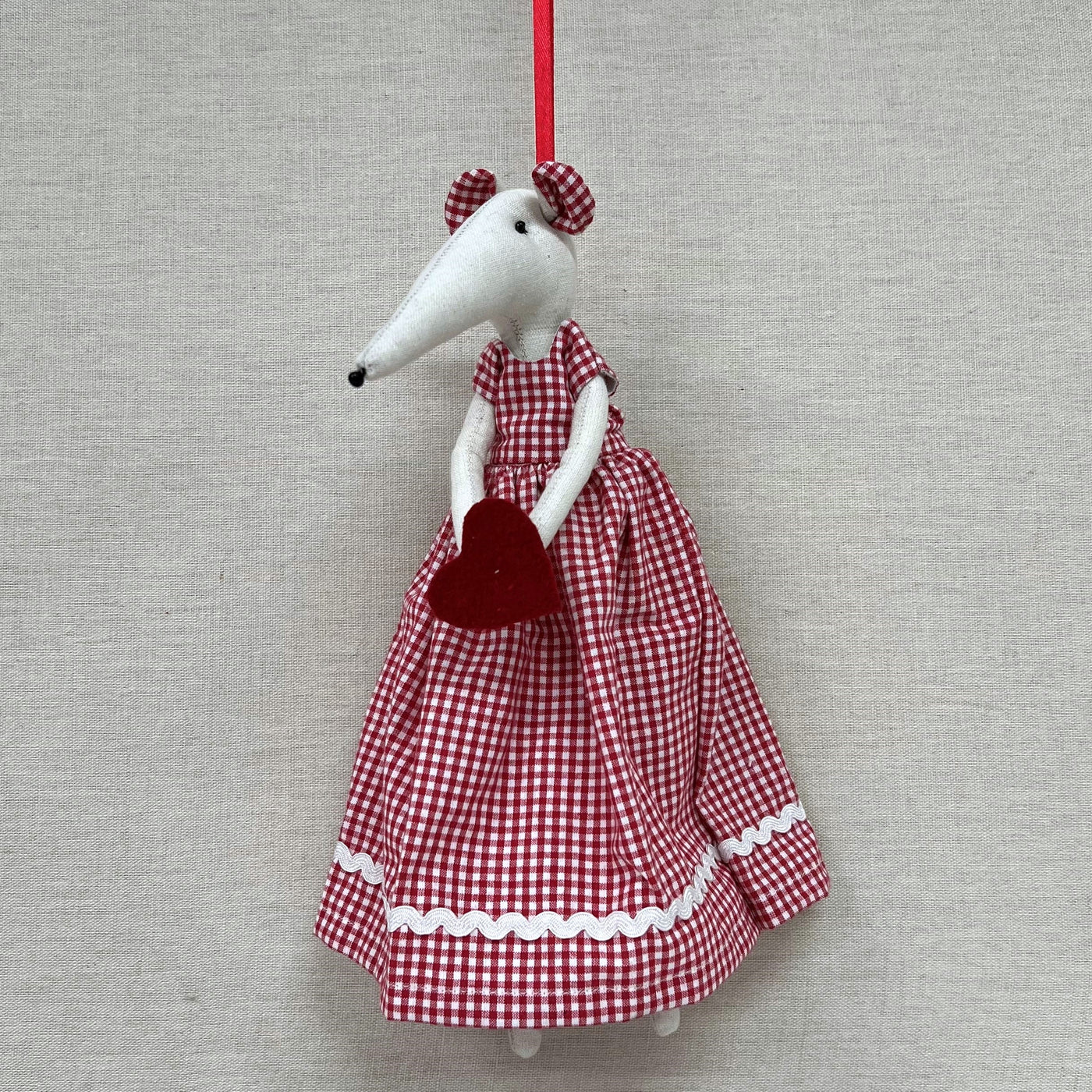 Large Girl Mouse Decoration