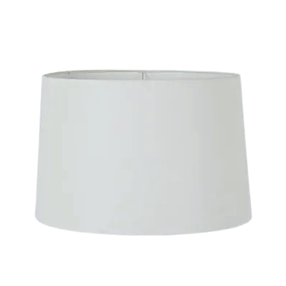 Linen Drum Shade Large Ivory (Instore Only)