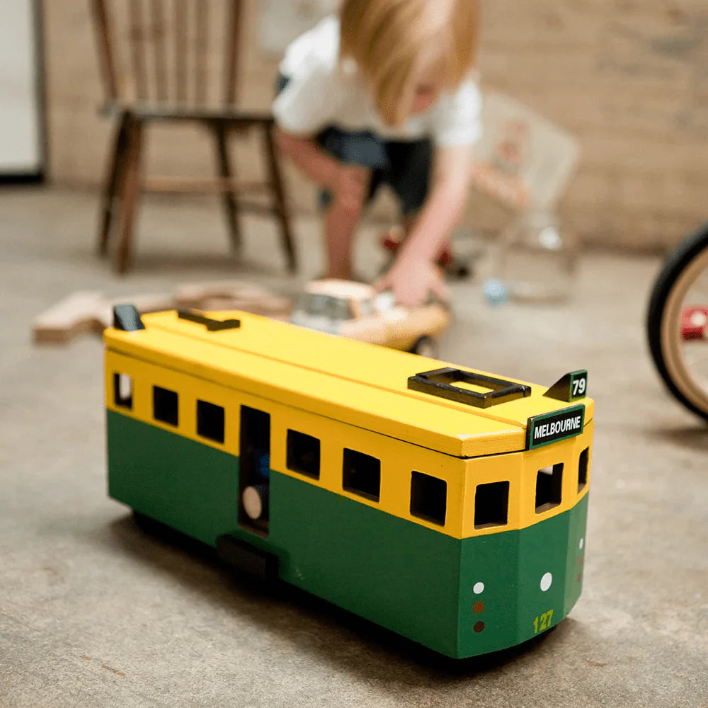 Wooden Melbourne Tram