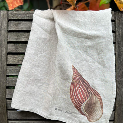 Linen Tea Towel Shell #2