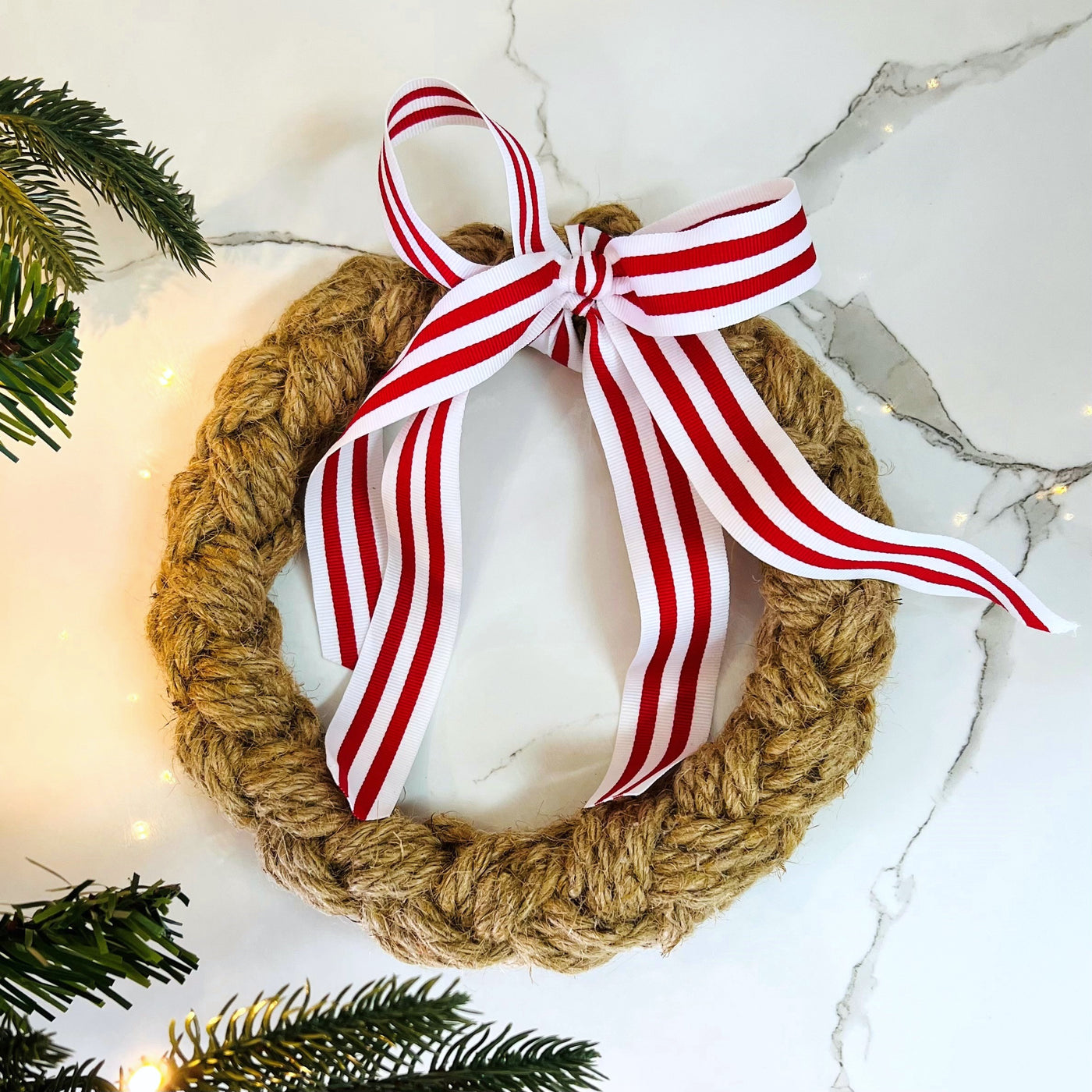 Rope Wreath 20cm Diameter