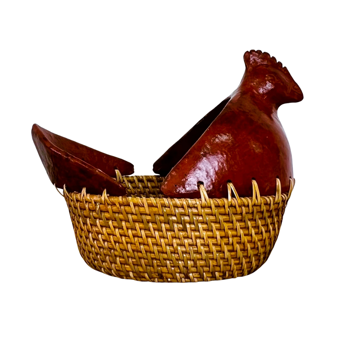 Tan Rattan & Clay Chook