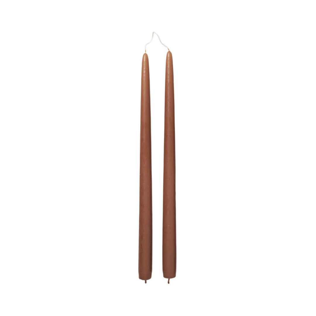 Set of 2 Candles - Terracotta