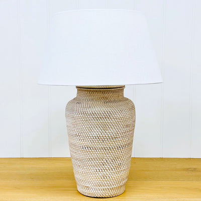 White Lamp Base - 2 Sizes (Instore Only)