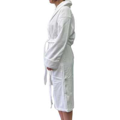Spa Range White Bath Robe Large