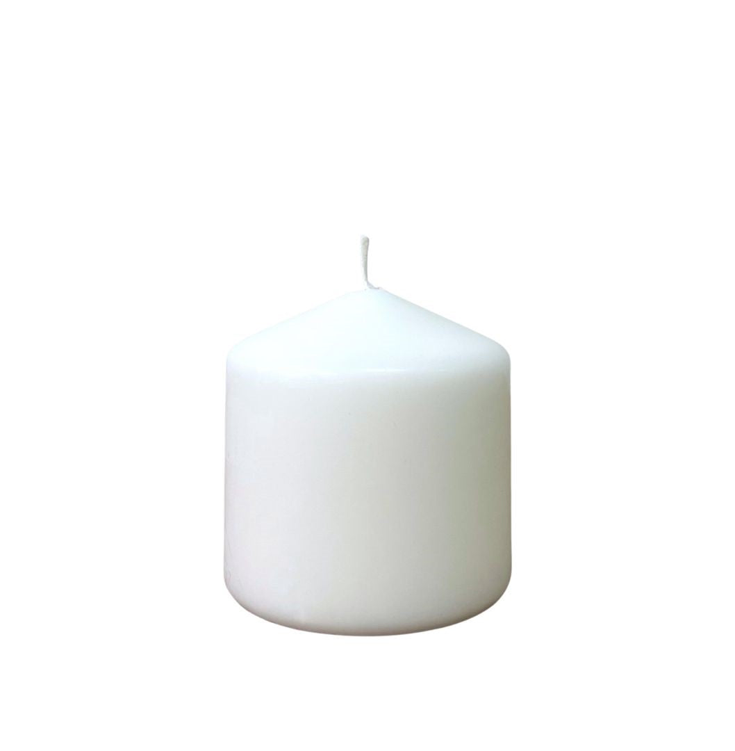 Candle White 10cm x 10cm