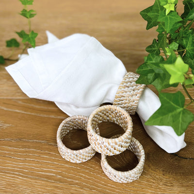 White Napkin Ring