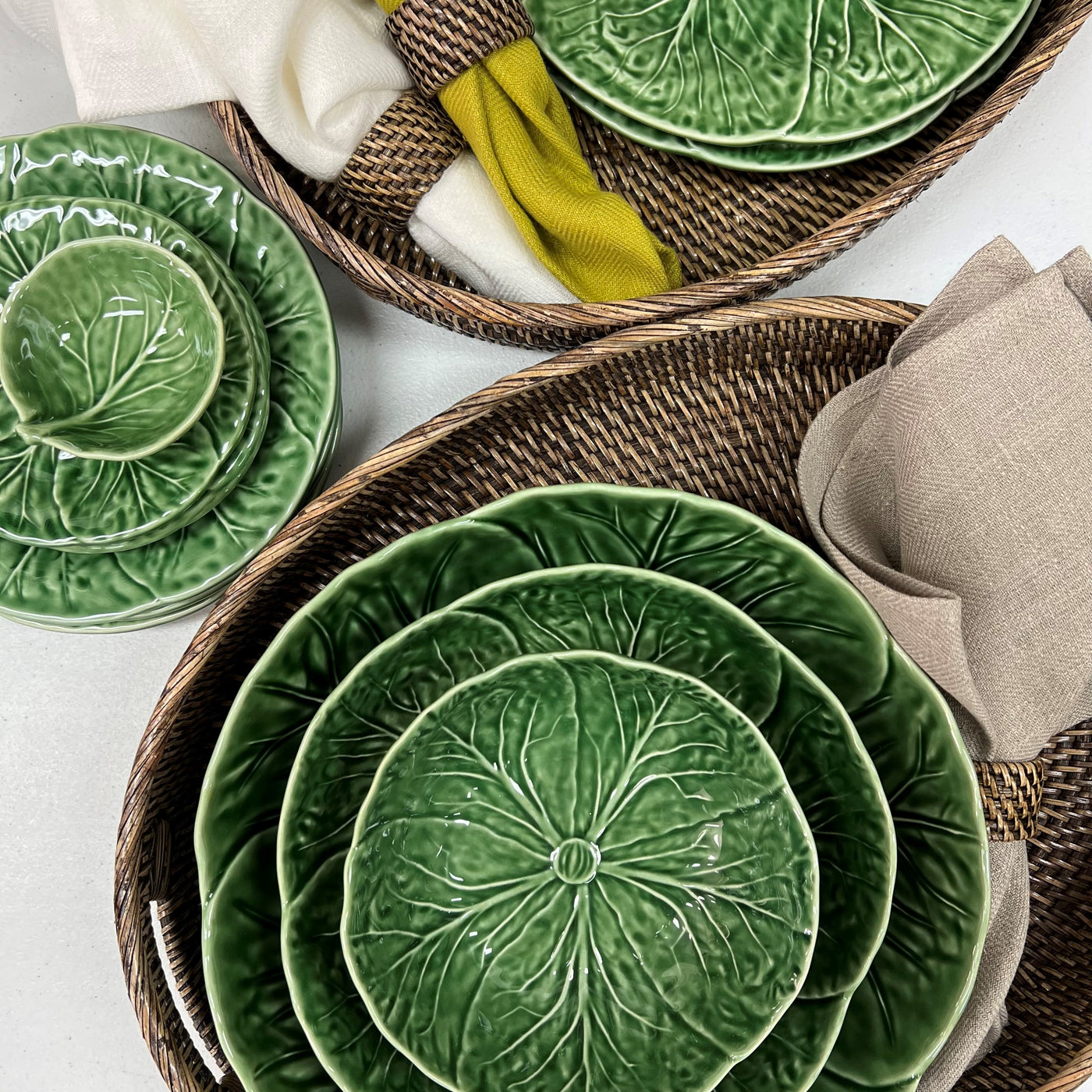 Green Cabbage Condiment Bowl 9cm