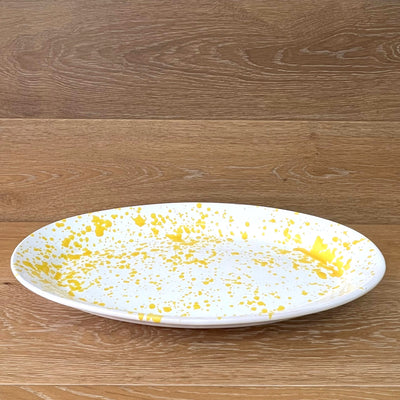 Yellow Oval Platter 48cm (Instore Only)