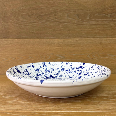 Blue Shallow Bowl 33cm (Instore Only)