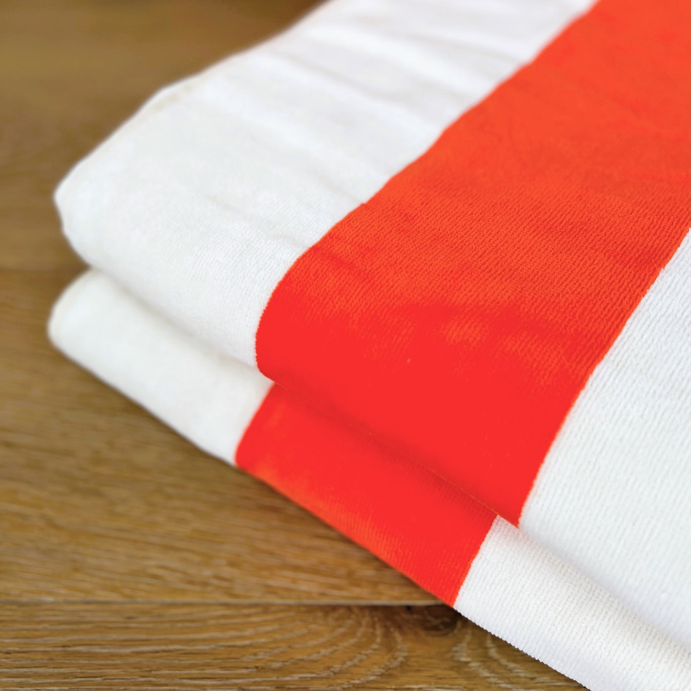 Stripe Beach Towel Orange