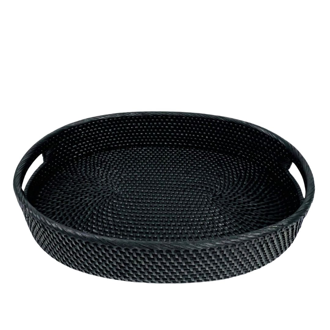 Black Oval Tray - 2 sizes