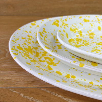 Yellow Oval Platter 38cm (Instore Only)