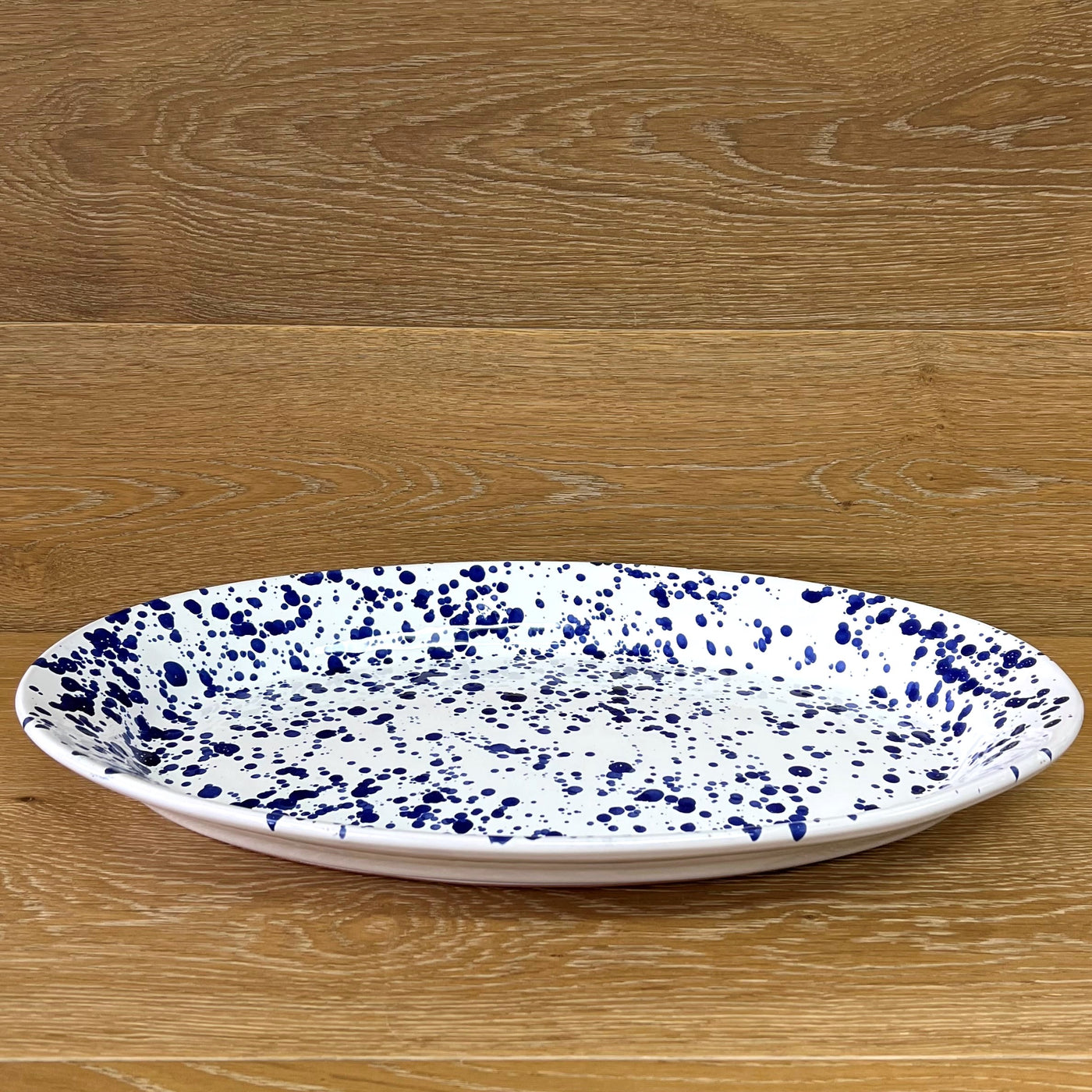 Blue Oval Platter 48cm