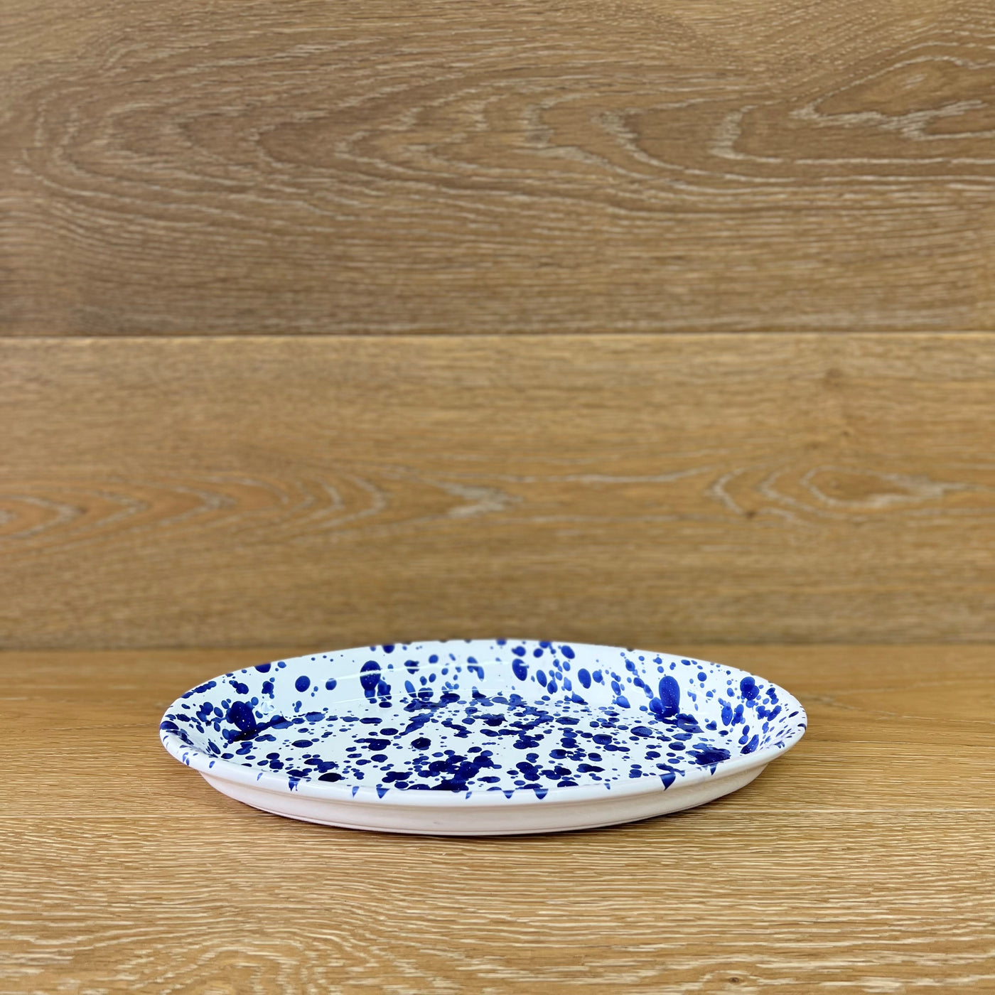 Blue Oval Platter 29cm
